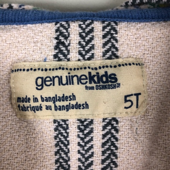 Genuine Kids Osh Kosh Baja Jacket cotton 5T - Picture 3 of 7